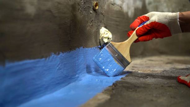 Commercial Waterproofing project at a Locust Dale, VA business property by SJ Waterproofing Pros